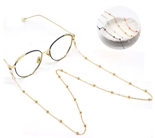 Textured Elegance Eyeglass Chain