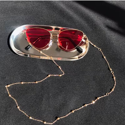 Textured Elegance Eyeglass Chain
